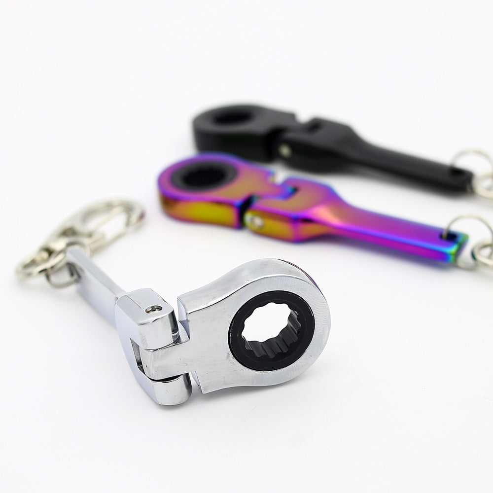 10mm Ratchet Wrench Working Keychain