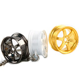 Alloy Te37 Wheel Rim Keychain Keyring