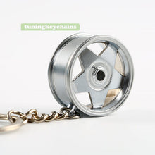 Load image into Gallery viewer, Wheel Rim Keychain BORBE A