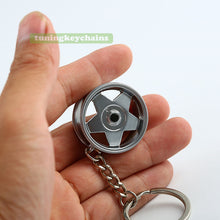 Load image into Gallery viewer, Wheel Rim Keychain BORBE A