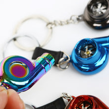 Load image into Gallery viewer, Turbo Keychain Whistle Sound